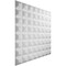 Ekena Millwork Bradford EnduraWall Decorative 3D Wall Panel, White, 19 5/8"W x 19 5/8"H WP20X20BRWH - alternate 6